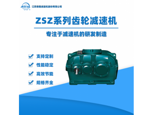 ZSZ中硬齿面圆柱齿轮减速机【江苏泰隆减速机】企业自营